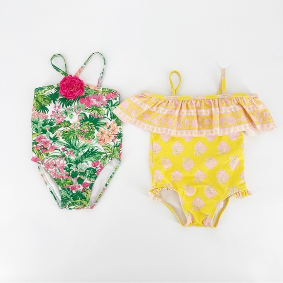 2 Janie and Jack Bathing Suits 18-24M - Picture 1 of 4